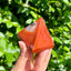 MantraMani® Carnelian Pyramid – Confidence, Motivation & Energy Boost Crystal Pyramid