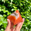 MantraMani® Carnelian Pyramid – Confidence, Motivation & Energy Boost Crystal Pyramid