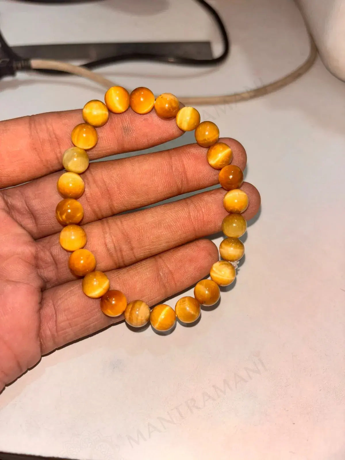 MantraMani® Cats Eye Bracelet – Ketu Dosha Relief & Psychic Protection