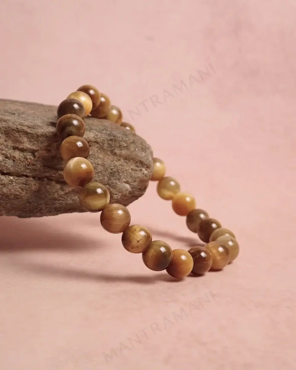 MantraMani® Cats Eye Bracelet – Ketu Dosha Relief & Psychic Protection