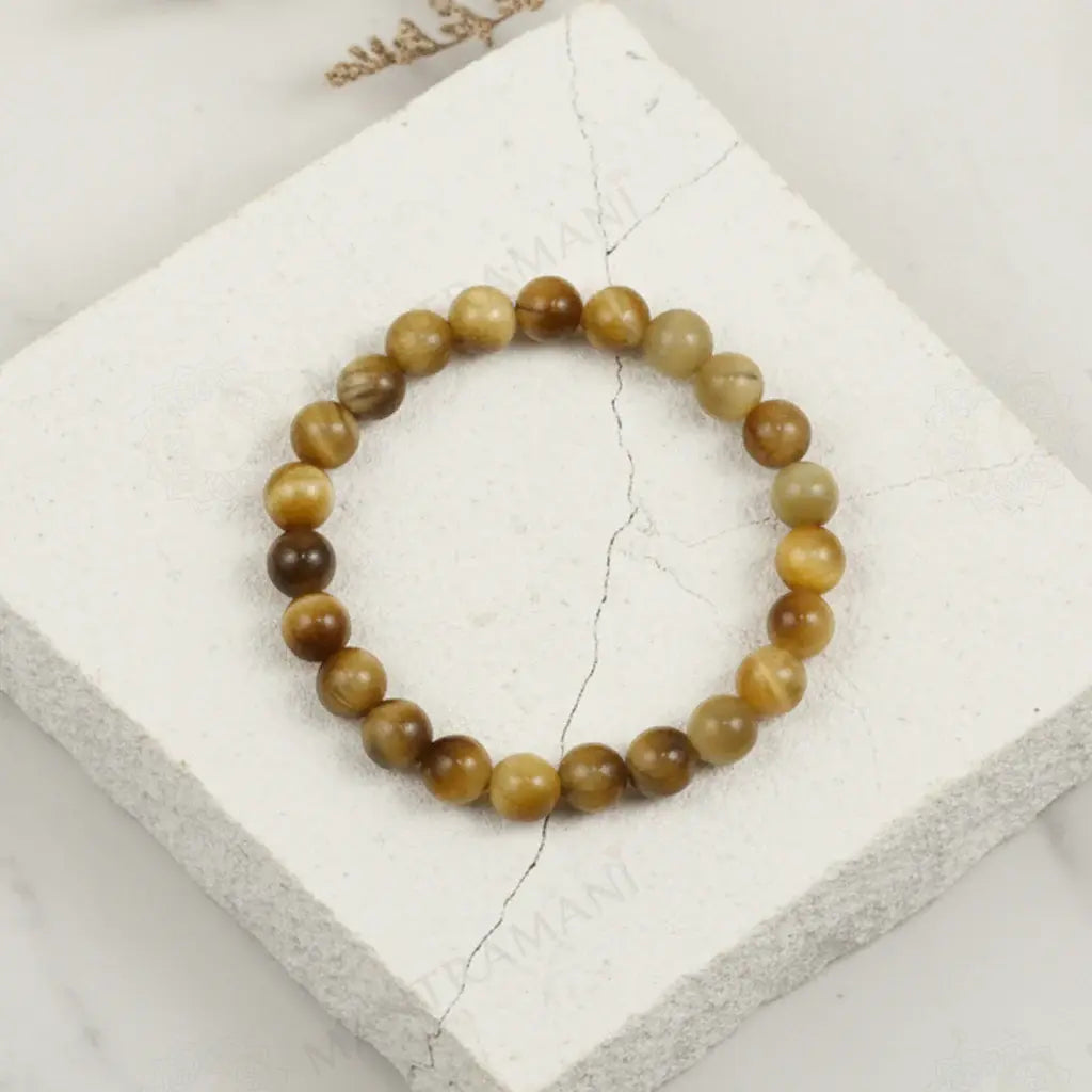 MantraMani® Cats Eye Bracelet – Ketu Dosha Relief & Psychic Protection