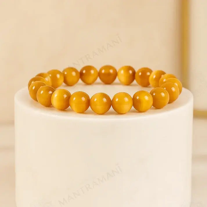 MantraMani® Cats Eye Bracelet – Ketu Dosha Relief & Psychic Protection