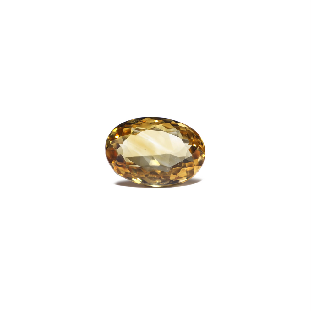 MantraMani® Citrine (Sunela) — Certified Authentic & Natural Gemstone