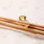 MantraMani® Yellow Citrine Ring: Abundance & Prosperity