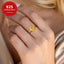 MantraMani® Yellow Citrine Ring: Abundance & Prosperity