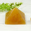 MantraMani® Yellow Citrine Pyramid – Energy & Manifestation Crystal Pyramid