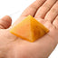 MantraMani® Yellow Citrine Pyramid – Energy & Manifestation Crystal Pyramid