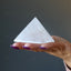 MantraMani® Clear Quartz Pyramid – Energy Cleansing, Meditation & Focus Crystal Pyramid