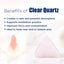 MantraMani® Clear Quartz Pyramid – Energy Cleansing, Meditation & Focus Crystal Pyramid