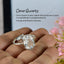 MantraMani® Clear Quartz Ring: Removes Depression, Anger & Anxiety