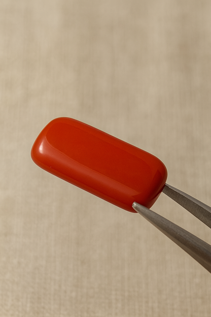 MantraMani™ Angel Skin Coral (Moonga) Stone for Emotional Healing, Mars Balance & Protective Strength