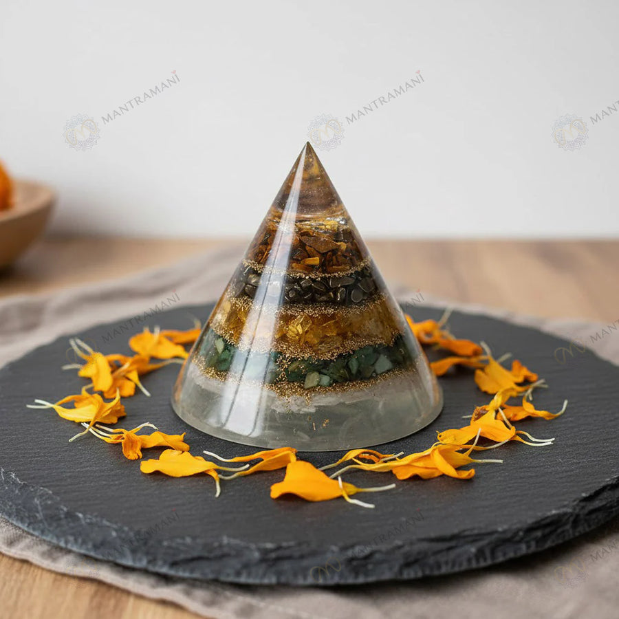 MantraMani® Dhan yog Pyramid