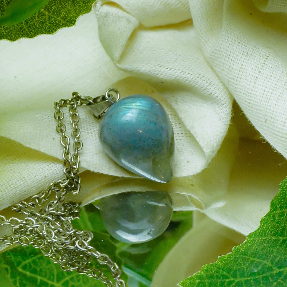 MantraMani® Spectrolite Crystal Drop Pendant