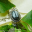 MantraMani® Sulemani Hakik Crystal Pendant | Natural Agate Pendant for Protection, Grounding & Spiritual Wellness