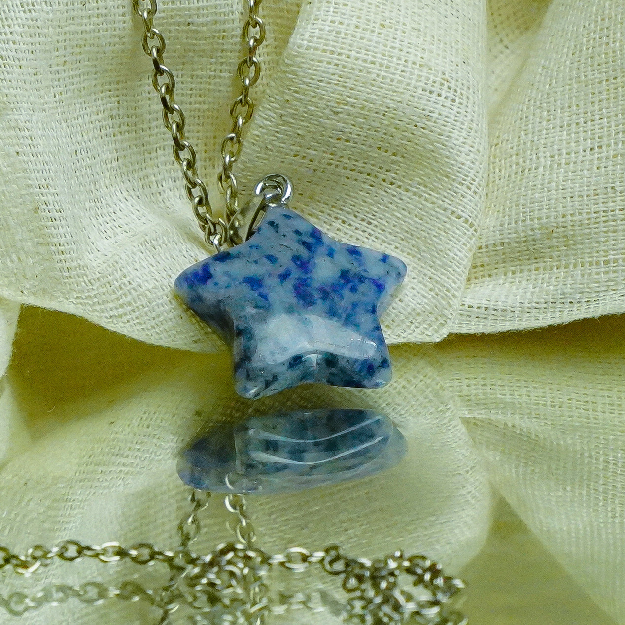 MantraMani® Sodalite Crystal Star Pendant