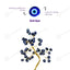 MantraMani® Evil Eye Tree – Protection from Negative Energy & Nazar