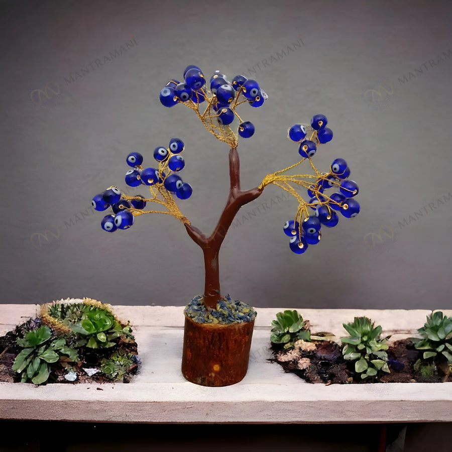 MantraMani® Evil Eye Tree – Protection from Negative Energy & Nazar