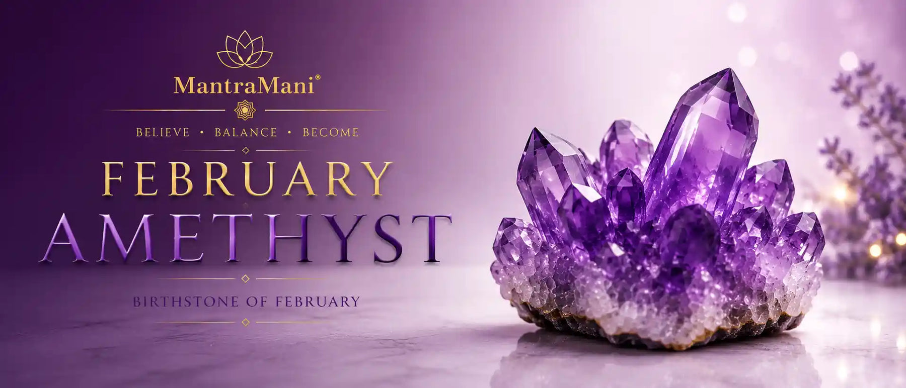 February Birthstone — Amethyst Gemstone Jewelry