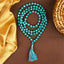MantraMani® Blue Magnesite Turquoise Mala - For Success in Everything