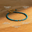 MantraMani® Turquoise Diamond Cut Anklet: Strengthens Communication & Confidence