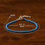 MantraMani® Turquoise Diamond Cut Anklet: Strengthens Communication & Confidence