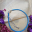 MantraMani® Turquoise Diamond Cut Anklet: Strengthens Communication & Confidence