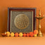 MantraMani® Flower of Life Raw Pyrite Frame - Balance & Wealth Energy Frame