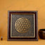 MantraMani® Flower of Life Raw Pyrite Frame - Balance & Wealth Energy Frame