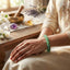 MantraMani® FortuneFlow™ Green Aventurine Bracelet for Luck, Wealth & Emotional Healing | Natural Non-Treated Crystal Beads | Heart Chakra, Focus & Opportunity Bracelet for Men & Women