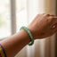 MantraMani® FortuneFlow™ Green Aventurine Bracelet for Luck, Wealth & Emotional Healing | Natural Non-Treated Crystal Beads | Heart Chakra, Focus & Opportunity Bracelet for Men & Women