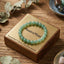 MantraMani® FortuneFlow™ Green Aventurine Bracelet for Luck, Wealth & Emotional Healing | Natural Non-Treated Crystal Beads | Heart Chakra, Focus & Opportunity Bracelet for Men & Women