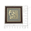 MantraMani® Vakratunda Mahakaya Raw Pyrite Frame for Success