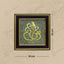 MantraMani® Ganesh Ji Raw Pyrite Frame for Prosperity and Good Fortune