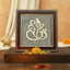 MantraMani® Ganesh Ji Raw Pyrite Frame for Prosperity and Good Fortune