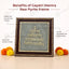 MantraMani® Gayatri Mantra Raw Pyrite Frame for Wisdom and Light