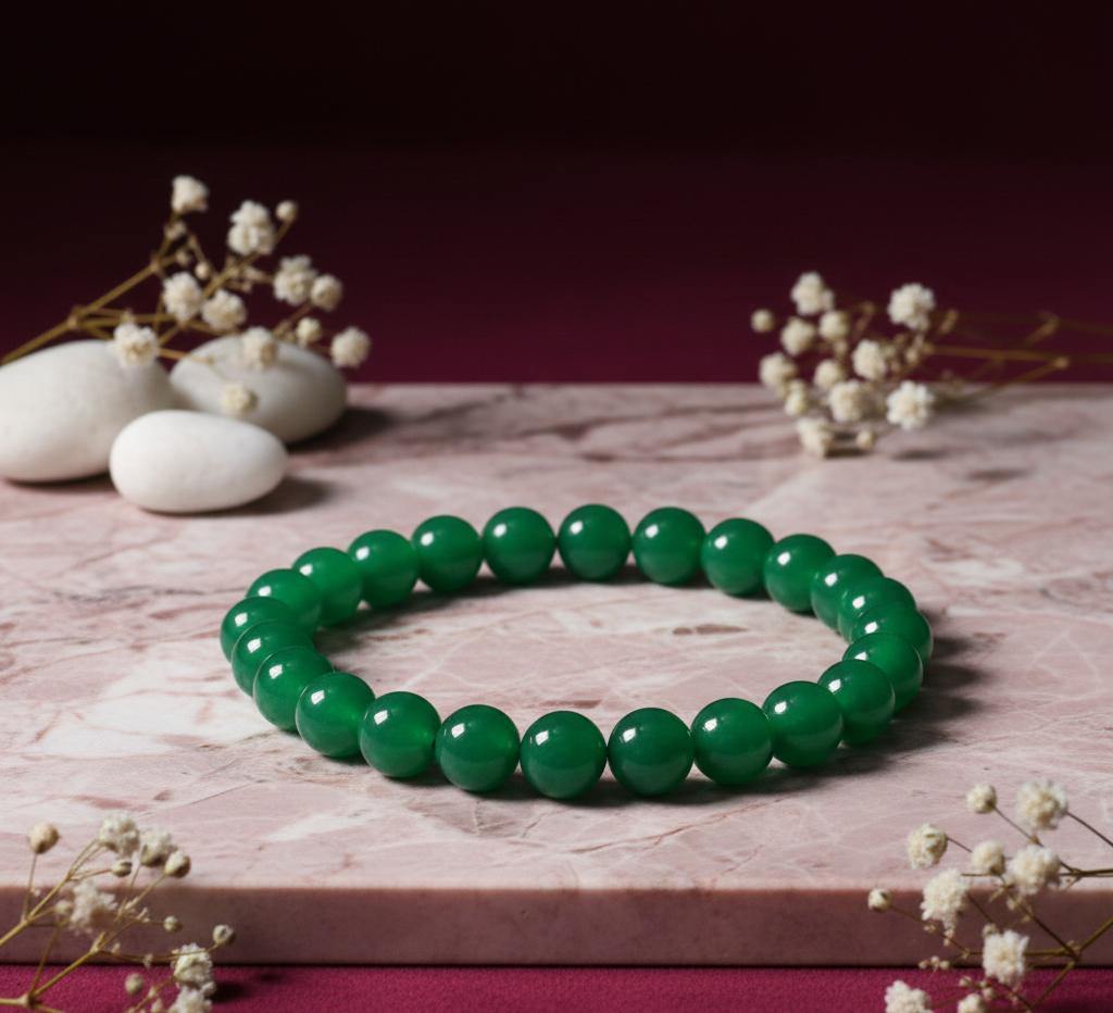 L’Atelier™  Green Jade – Signature Crystal Bracelet by MantraMani