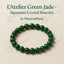 MantraMani® L’Atelier™  Green Jade – Signature Crystal Bracelet by MantraMani