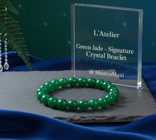 L’Atelier™  Green Jade – Signature Crystal Bracelet by MantraMani