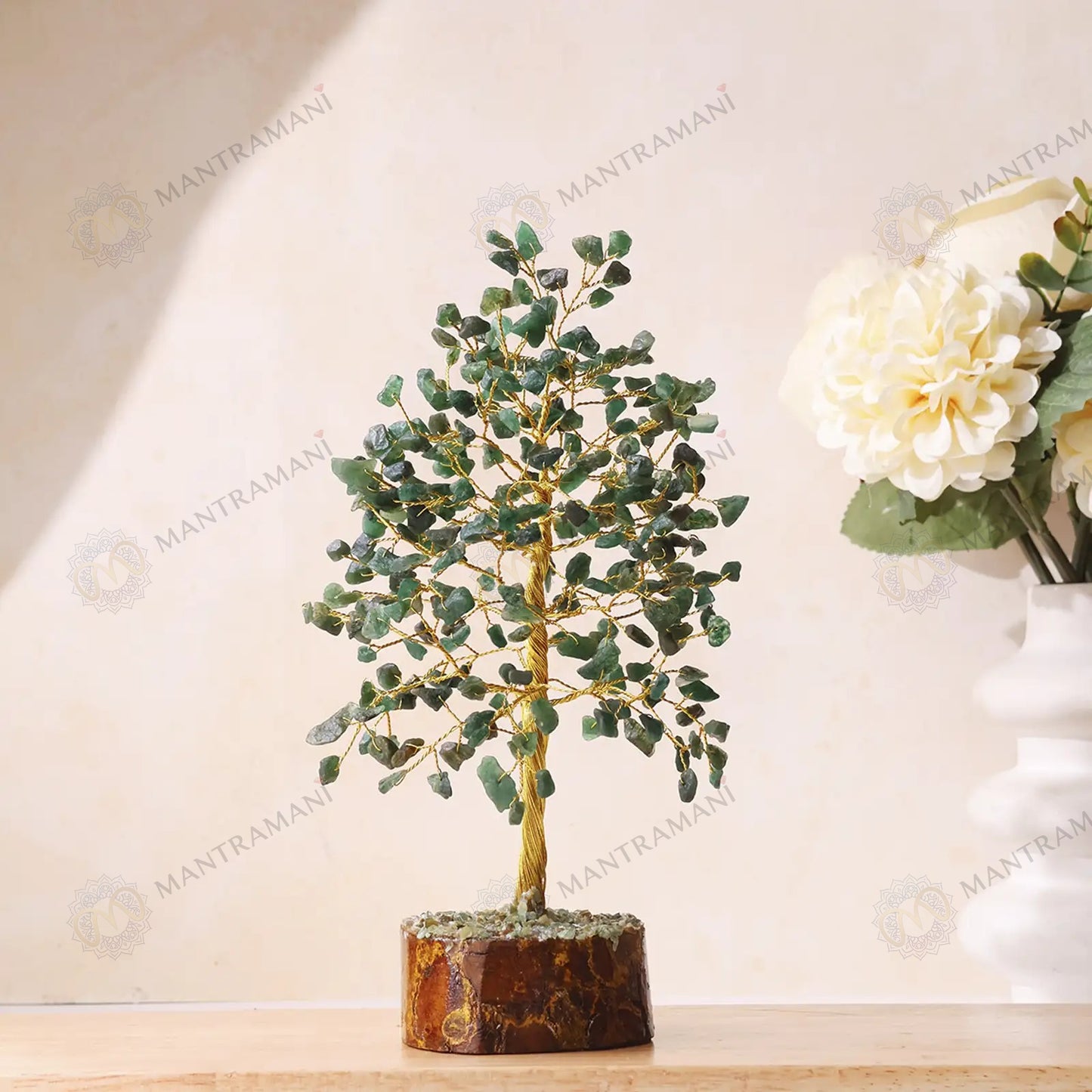 MantraMani® Green Jade Tree : Promotes Wealth Attraction & Money Growth