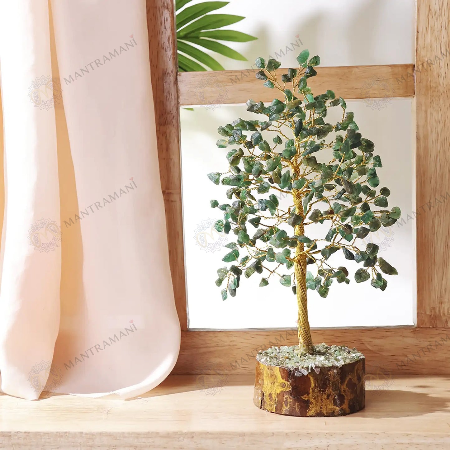 MantraMani® Green Jade Tree : Promotes Wealth Attraction & Money Growth