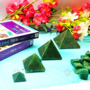 MantraMani® Green Jade Pyramid- Luck &amp; Good Fortune • Harmony &amp; Balance • Wealth Attraction &amp; Prosperity