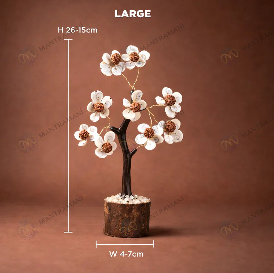 MantraMani® Gomti Chakra & Rudraksh Tree – Protection, Stability & Positive Energy