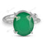 MantraMani® Green Onyx Ring: Encourages Self-Confidence and Willpower