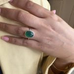 MantraMani® Green Onyx Ring: Encourages Self-Confidence and Willpower