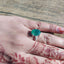 MantraMani® Green Onyx Ring: Encourages Self-Confidence and Willpower