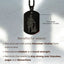 MantraMani® Shree Hanuman Chalisa Pendant BLACK-GOLD-SILVER
