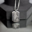MantraMani® Shree Hanuman Chalisa Pendant BLACK-GOLD-SILVER