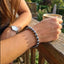 MantraMani® Hematite Bracelet – Grounding, Protection & Mental Clarity