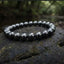 MantraMani® Hematite Bracelet – Grounding, Protection & Mental Clarity