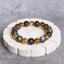 MantraMani® Gemini Zodiac Birthstone Crystal Bracelet- 8 mm- Mithun Rashi Crystal Bracelet